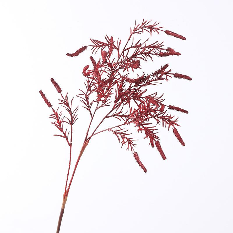 Sage simulated flower dog tail grass decorative plastic Sage sage красный