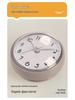 Mini Suction Cup Waterproof Wall Clock (Anti-Fog, 7cm) for Bathroom, Kitchen, or Toilet - Quartz Movement