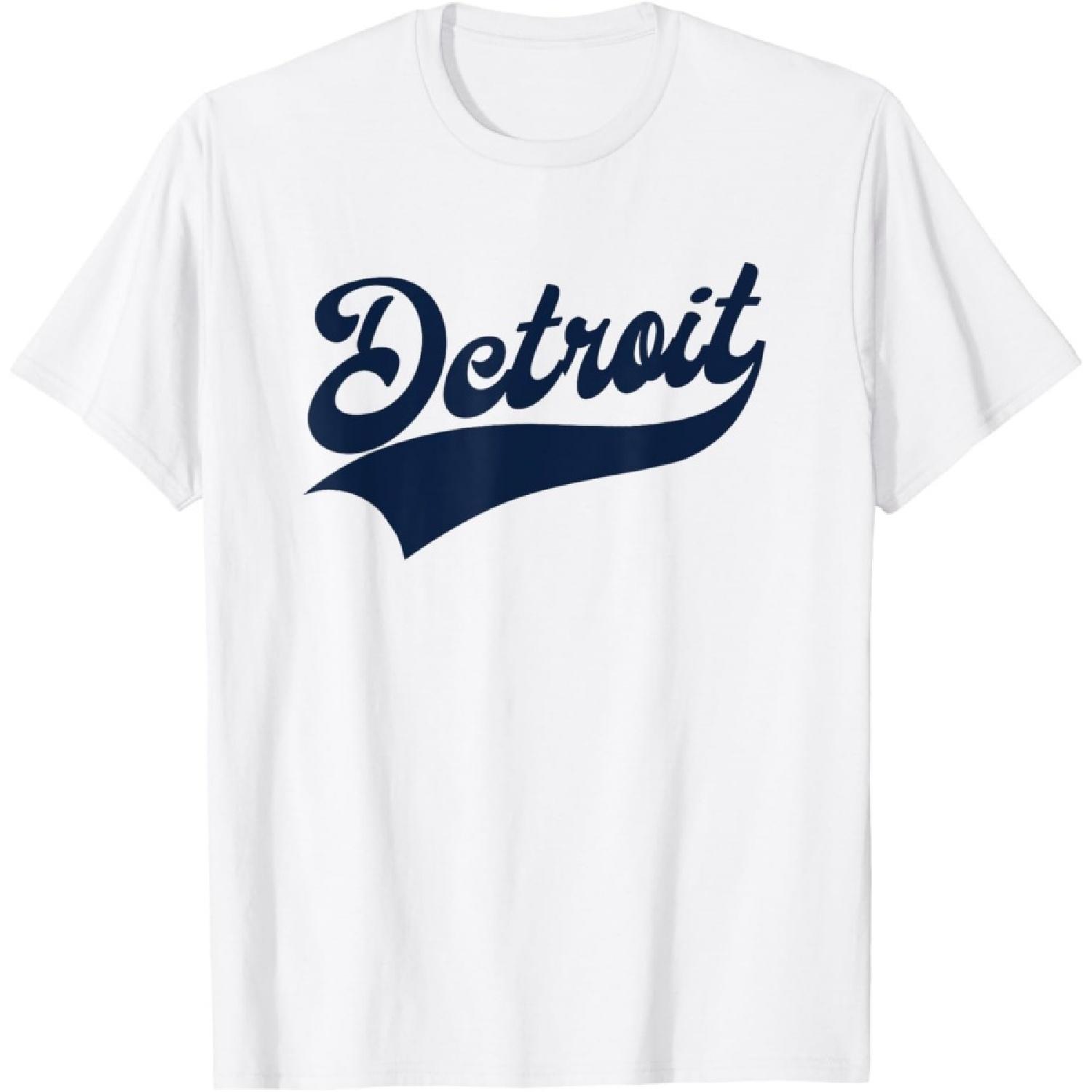 

Detroit - Athletic Throwback Design - Classic T-Shirt XXXXXL білий