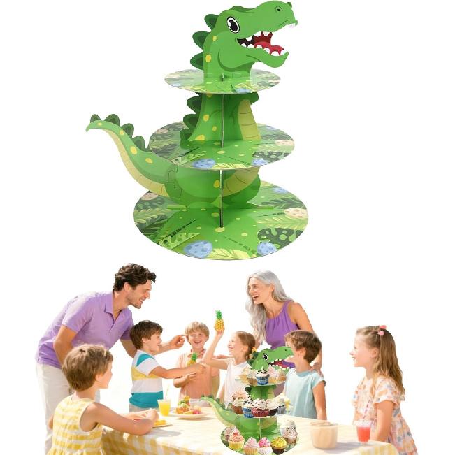 3 Tier Butterfly Cupcake Stand,Suitable for Butterfly Themes – Easy to Assemble& Reble(1Butterfly)