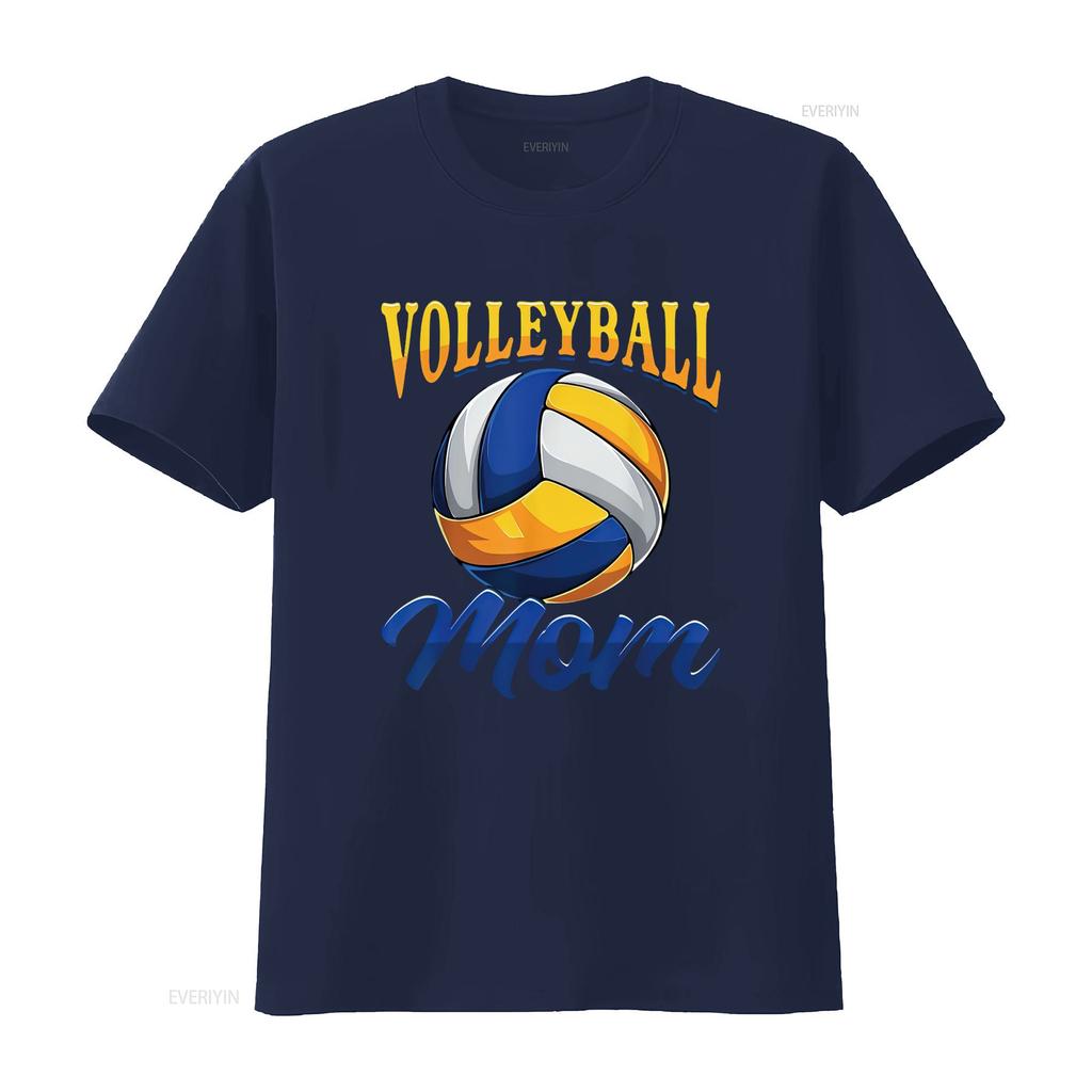 Volleyball Mom T Shirt vintage Washed Stylish homme Comfortable Unisex Soft Breathable Top For Everyday Wear streetwear