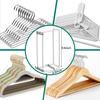 Hanger Stacker Organizer Stand, White Portable Hanger Holder Laundry Room Organization Hanger Rack Storage
