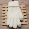 Knit Wool Man Women Winter Keep Warm Mittens Gloves 