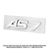 3D Aluminum For T01 AS3 AS4 AS5 AS6 AS7 AS8 AS3+ AS4+ AS5+ AS6+ AS7+ AS8+ Letters Emblem Car Rear Trunk Decoration Logo Sticker 01T