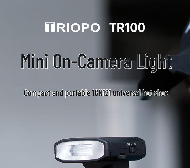 Jiebao TR100 Mini On-Camera Flash for DSLR & Mirrorless Cameras