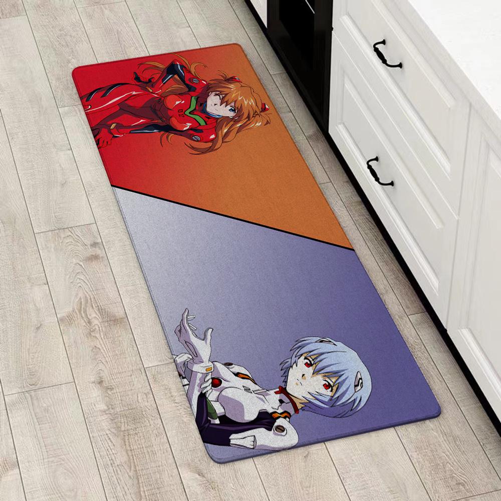 Entrance Front Door Doormat Game Evangelions Non-slip Kitchen Rug Living Room Rugs Balcony Bathroom Foot Mat Floor Mats Carpet