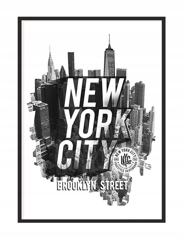 Picture poster In a frame 53x73 cm New York P1085