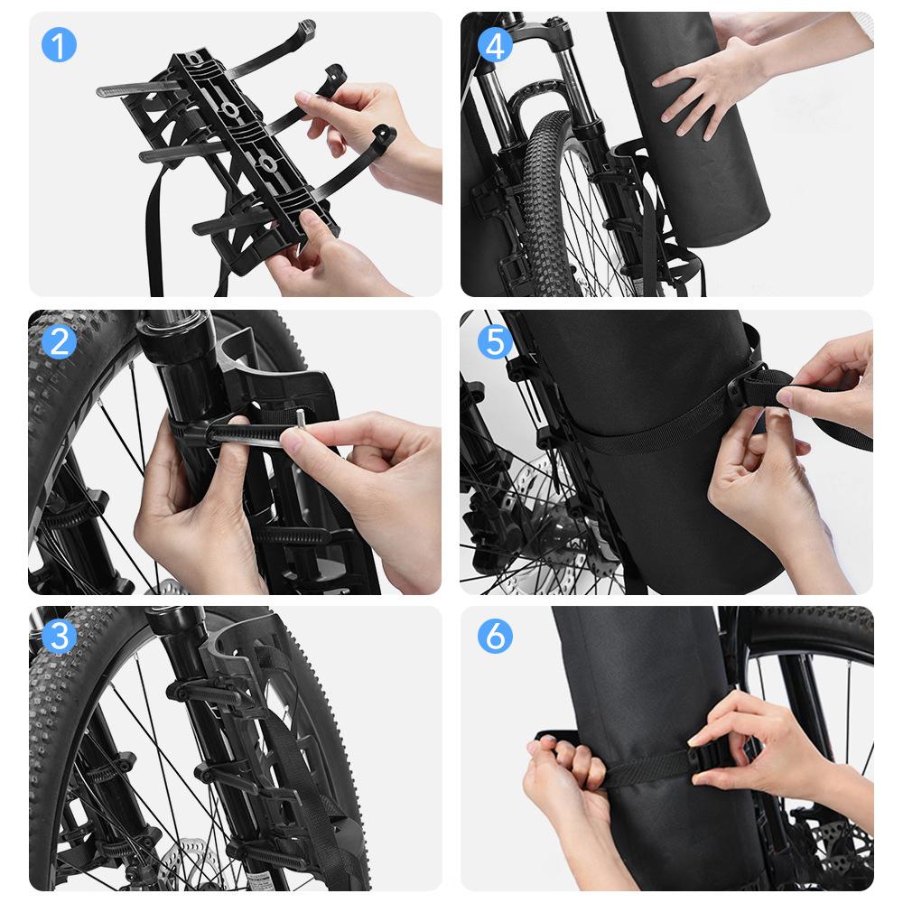 3L 7L Bike Fork Bag Waterproof Roll Top Dry Bag Bicycle Fork Bag Cycle Pack Bike Pannier