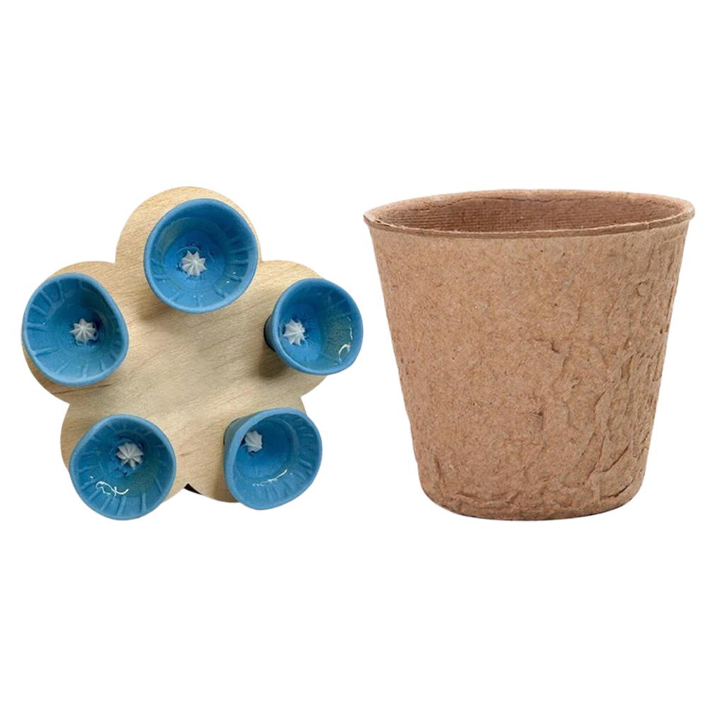 Bees Insect Drinking Cup Bee Drinking Fountain Cup Resin Five Flower Shape Bee Pollinator Water Feeder with Nursery Cup & Holder