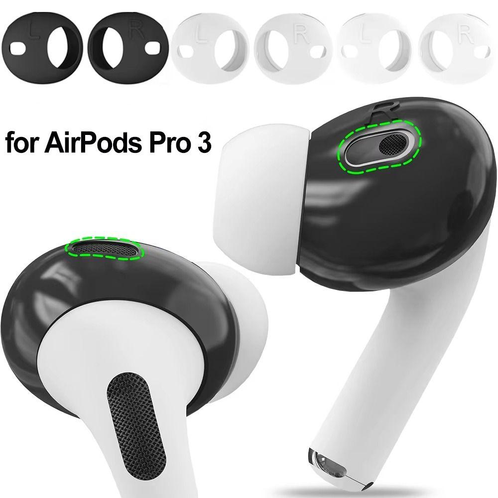 Soft Silicone Ear Tips Anti-Scratch Ultra Thin Eartips Replacement Non-slip Ear Cover for AirPods Pro 3