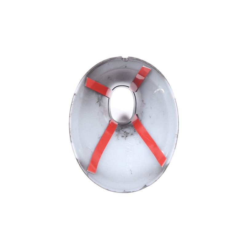 For Fiat 500 2011-2015 ABS Carbon fiber/Bright Silver Car Roof Antenna Cover Base Protection Decorative Cover Car Accessories