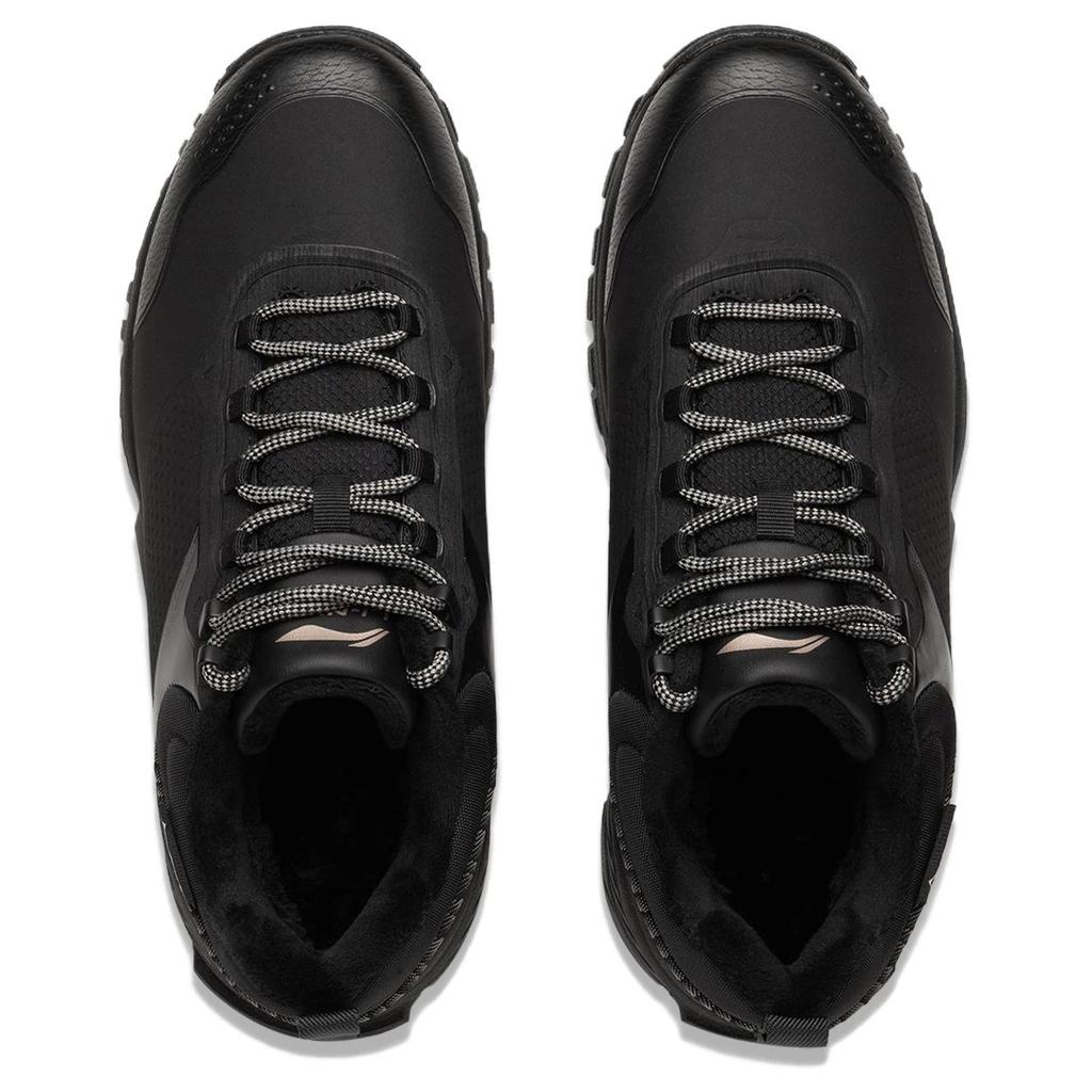 New LiNing Abrasion Resistant Thermal Low Top Casual Shoes Men's Black AGLU247-1