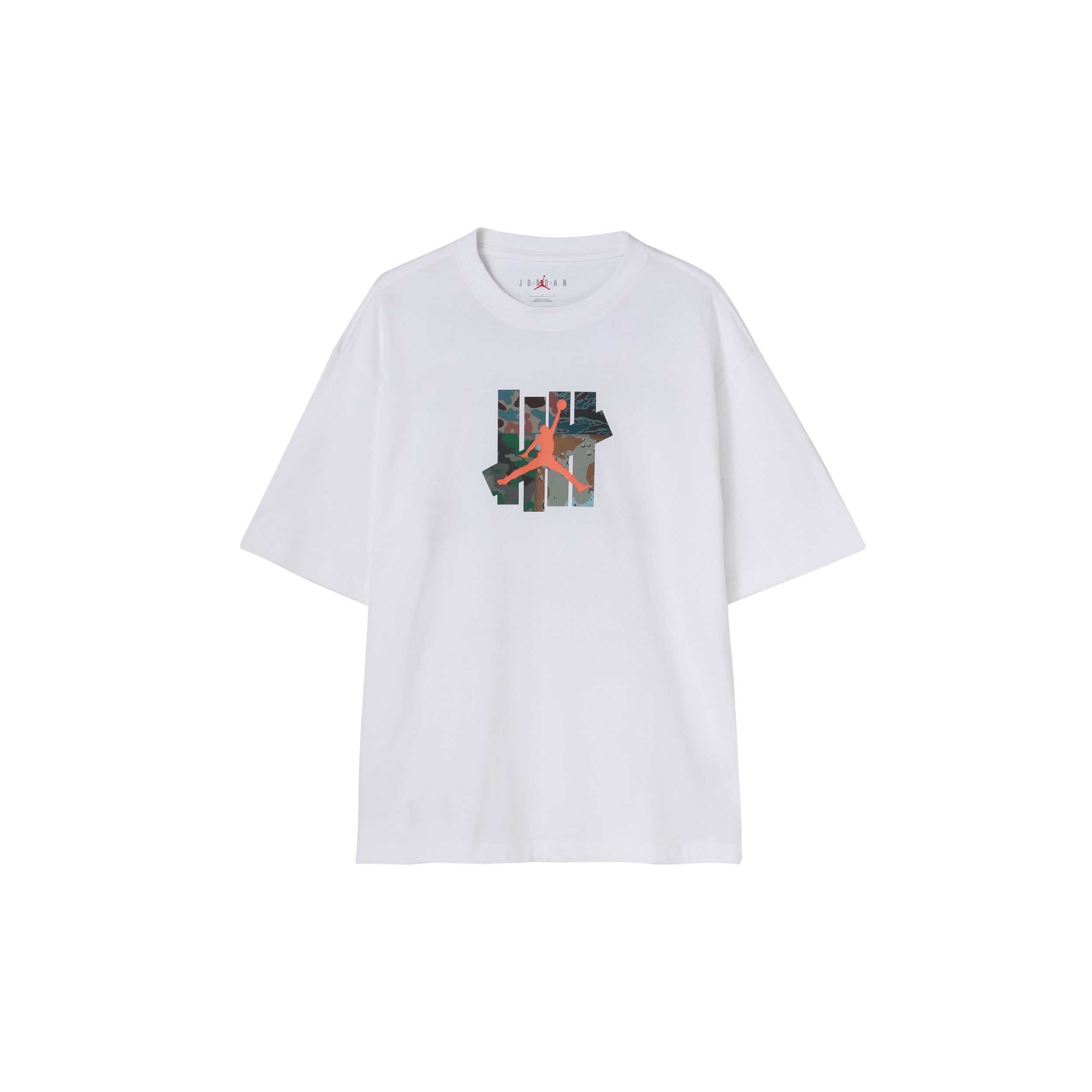

Jordan Undefeated X Capsule Collection Logo Print Pullover Crew Neck T-Shirt Men Tops White DX4305-100 S