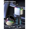 137W Retractable Car Charger for Lighter PD 65W Fast Charging Car Charger 90cm Retractable Lightning and Type-C Cables USB-A and USB-C Port Over-heat