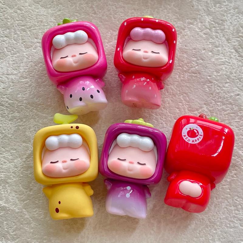 Genuine Amlls Wuwu Fruit Recipe Series Blind Bag Mini Mystery Box Trendy Kawaii Action Figure Desktop Ornament Christmas Gift Poseable Articulated