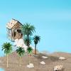 5/10/20Pcs Projects Model Transfiguration Micro Landscape Train Railroad Scenery Scenery Craft Coconut Palm Tree Tree Model