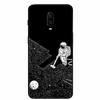 Para Capa One Plus 6 / 6T Animais Pintados Preto TPU Silicone Macio Amortecedor para Oneplus 6T 6 T Capas à Prova de Choque Lobo Legal Bolsa Coque