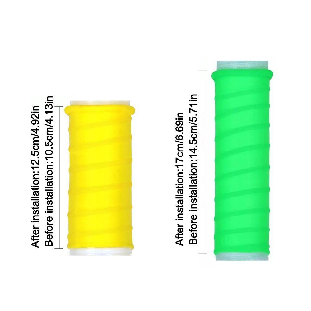 Anti-electric Cold Shrink Handle Cover Silicone Grip Sleeves  Fishing Tackle Accessories