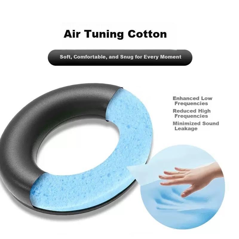 PENGGU Replacement Ear Pads for Bose QC35 II QC45 Headphones, Original Lambskin Soft Sponge Noise-Cancelling Ear Cushions, Black