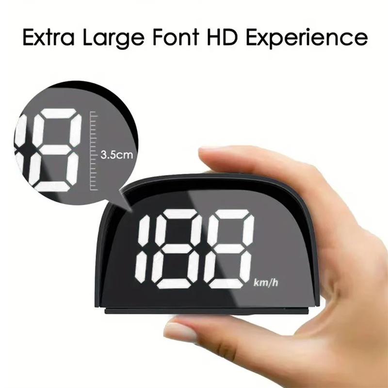 Car Head Up Hd Display Gps Speedometer Speed Kmh Digital Hud Windshield Projector For All Cars Auto Electronics Accessories