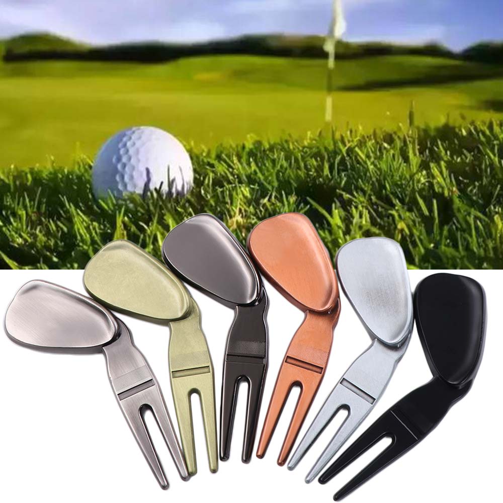 Spacecraft Golf Ball Fork Zinc Zinc Zinc Alloy Golf Ball Marker Golf Green Fork  Mark Location