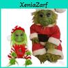 Adorabile Bambola del Grinch da 20 cm Giocattolo di Peluche di Natale Perfetto per Decorazioni Festive
