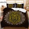 Mandala Duvet Cover Set Exotic Bohemian Animals Bedding Set Animal Theme Single Twin Full Queen King Size Microfiber Quilt Cover
