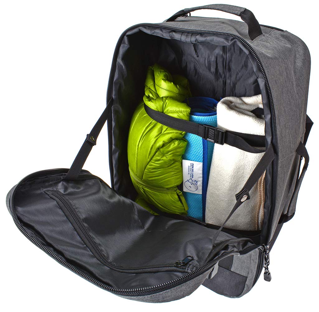 Captain Stag Swan Heather Polyester Backpack, Black, 1254