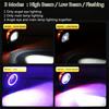 2X 2.75Inch 70W 5000LmLed Pods Work Light Lamp Spot Light With Angel Eye Offroad Suv Atv Jeep Motorcycle Drl High/Low Beam Flashing