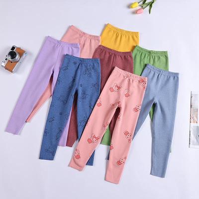 Warme Leggings mit Fleecefutter für Herbst/Winter für Kinder: Doppelseitig dünne, elastische Pyjamahose für Jungen und Mädchen (Mittlere bis große Kinder)