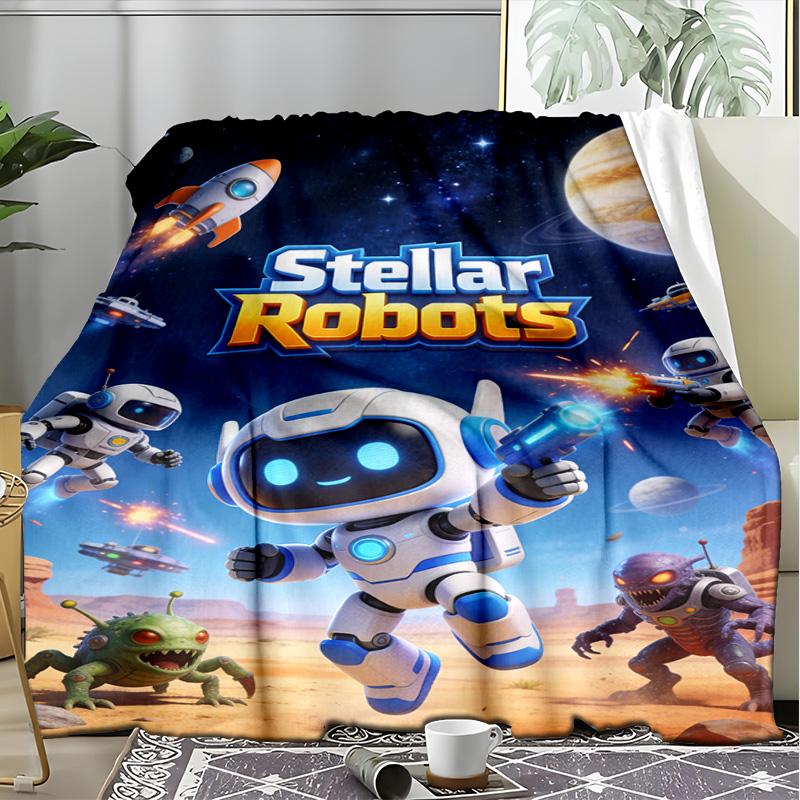 Astro Ben Fleece Blanket, Space Adventure Throw