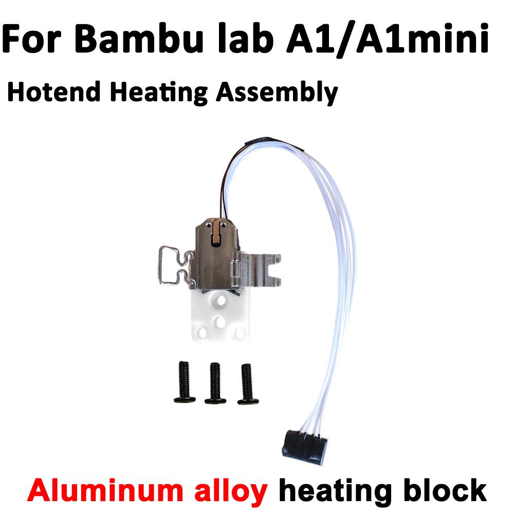 For Bambu Lab A1/A1mini Hotend Upgraded Heating Assembly High Temperature Resistance for Bambu Lab A1 Mini Bambulab Accessories