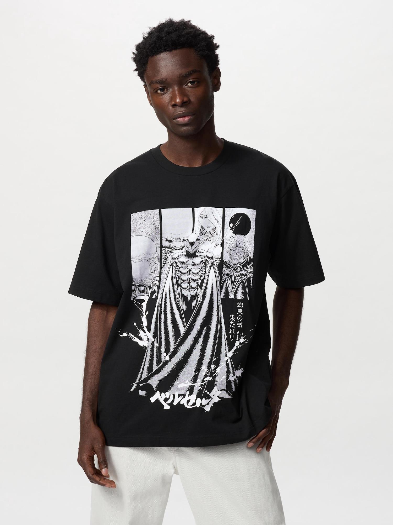 

Uniqlo Япония Манга Курация Ut Berserk Relax 09 BLACK/XS