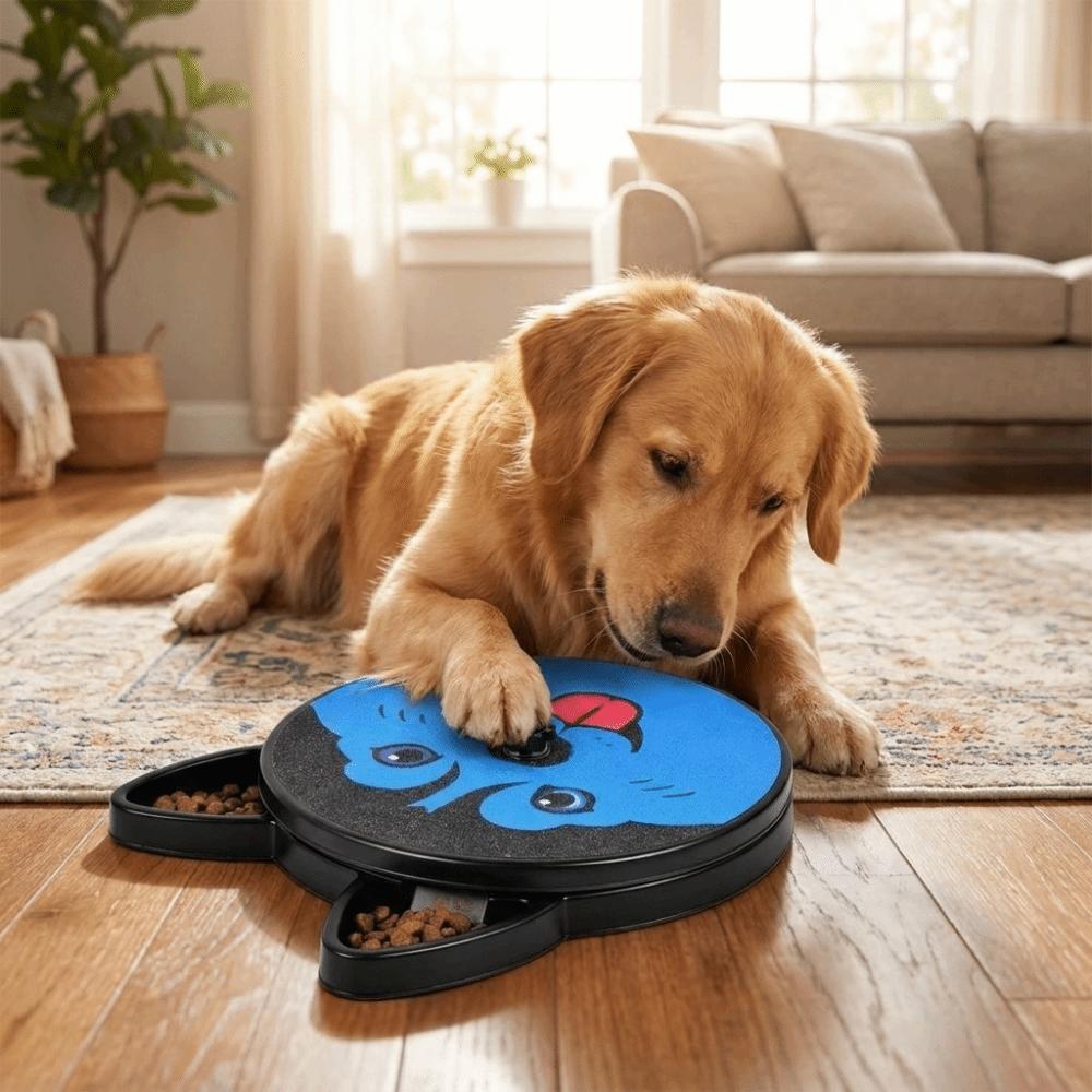 Non-Slip Pet Nail Scratch Board Wear-resistant Rotatable Cover Pet Snack Dispenser Treats Compartment Dog Slow Food Indoor Use