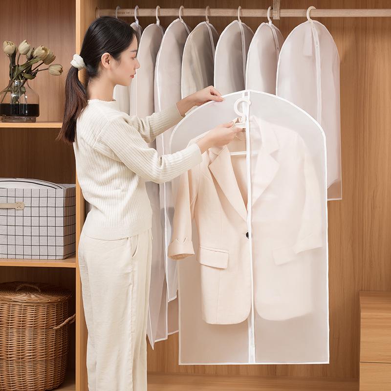 Translucent Extra-Large Wardrobe Hanging Suit Dust Cover