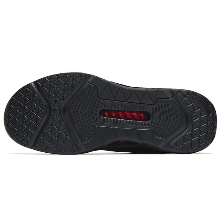 New Anta Low Top Training Shoes Men's Black Red 112247789-6