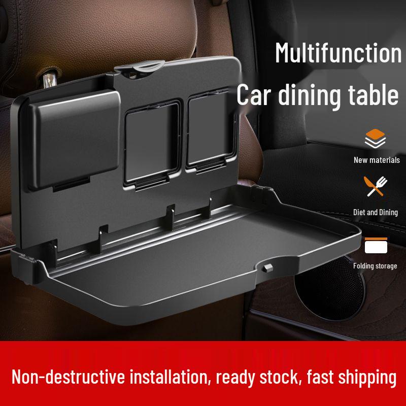 Universal Car Seat Back Folding Table: Multifunctional Dining and Utility Tray
