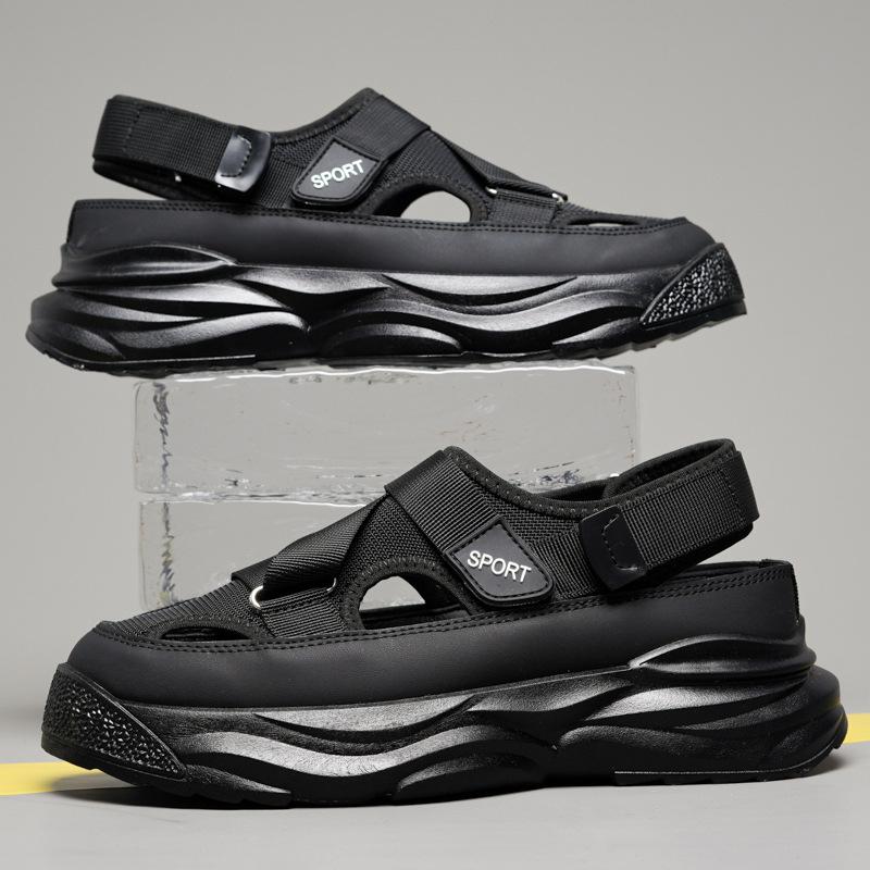 New Summer Sandals Men's Baotou Sports Beach Sandals Hole Shoes Men