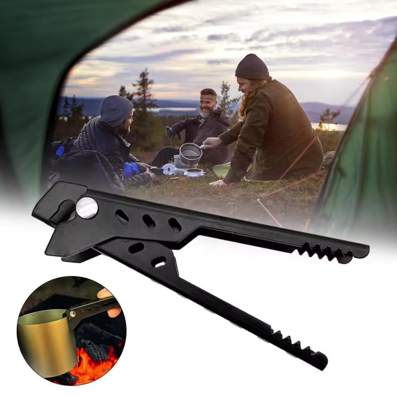 Camping Picnic Clip Outdoor Portable Food Clip Anti Scald Clip Bowl Pot Clamp Household Kitchen Tools Tableware Accessories