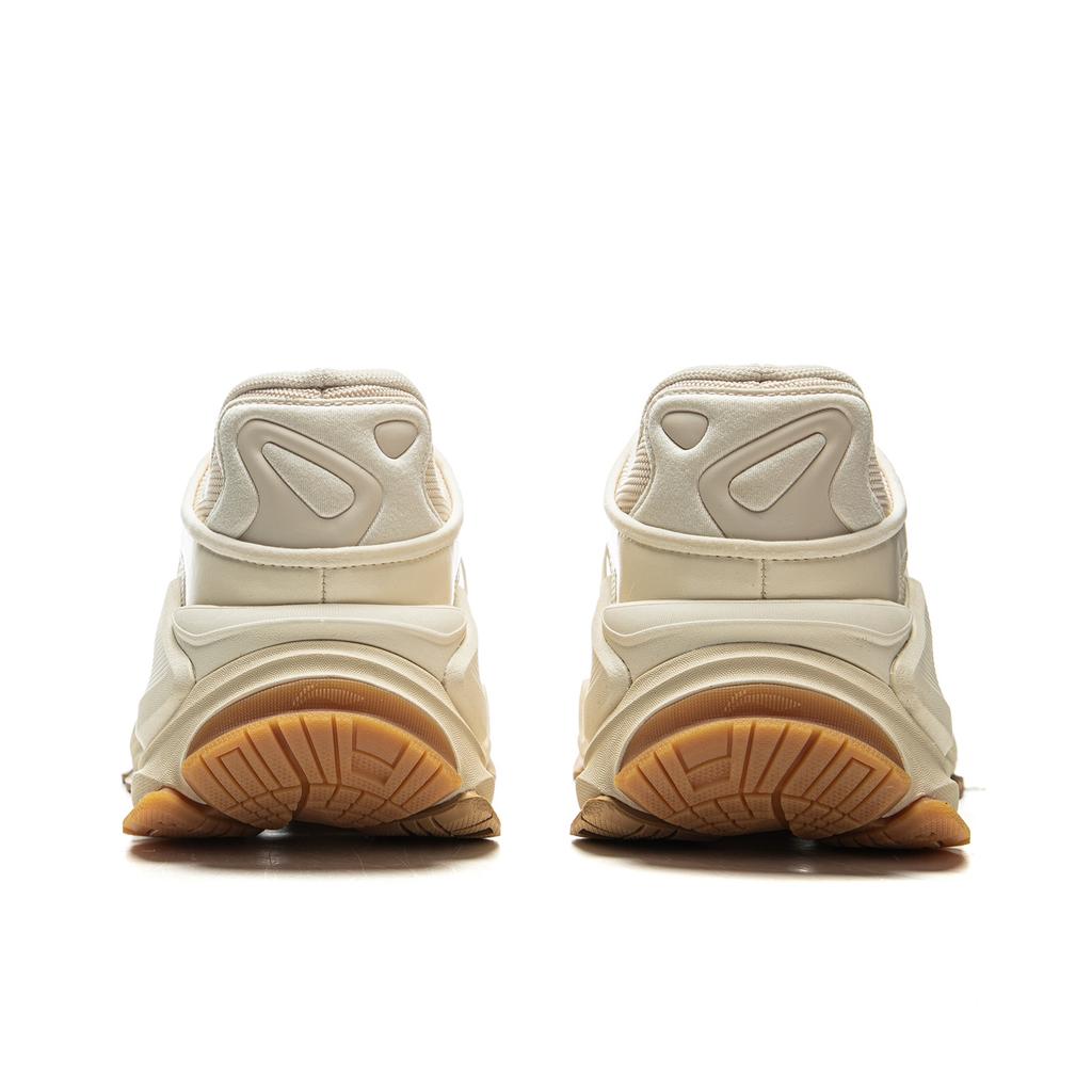 Li Ning Yue Ling Bequeme Trendige Sportliche Stoßdämpfende Rutschfeste Verschleißfeste Low-Top Freizeitschuhe Herren Freizeitschuhe Off-White AZGV071-3