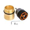 Quick Connection Water Filter Cartridge for Kitchen Bath Sinks High Flows Rate Copper Cores Includes Mounting Hardware