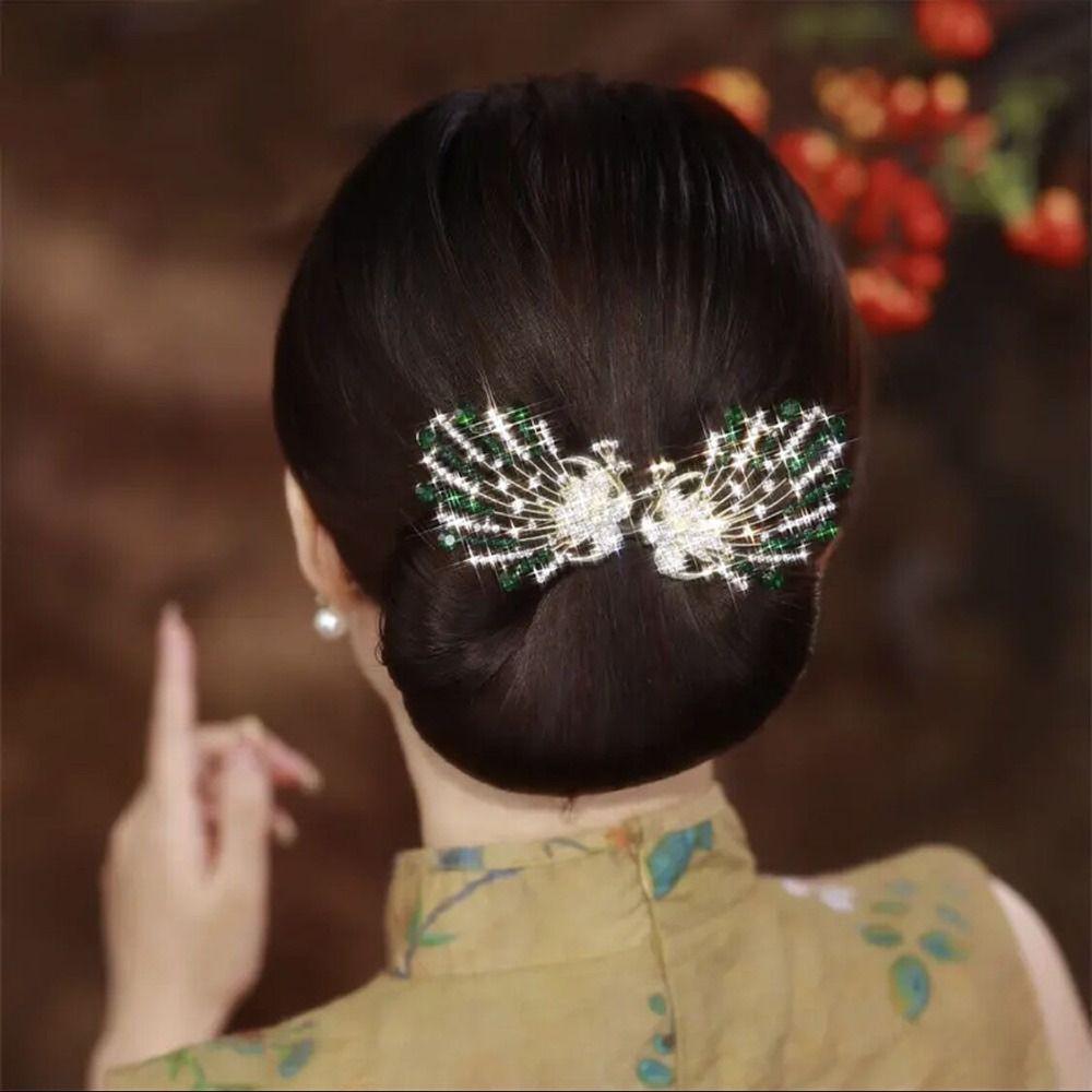 Grampo de Cabelo Flor Flexível Liga Twist Penteado Coque Moda Rolo para Coque Acessórios de Cabelo