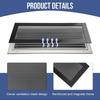 2Pcs Dust HVAC Vent Screen Cover 4.74*10.23inch Magnetic Vent Cover  Wall