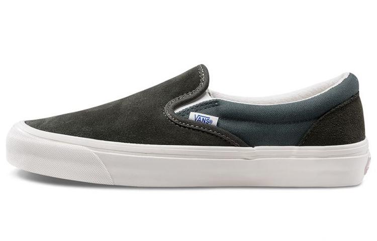 Herren Sneaker Vans OG Classic Slip-On 'Forest Night' 41 gray
