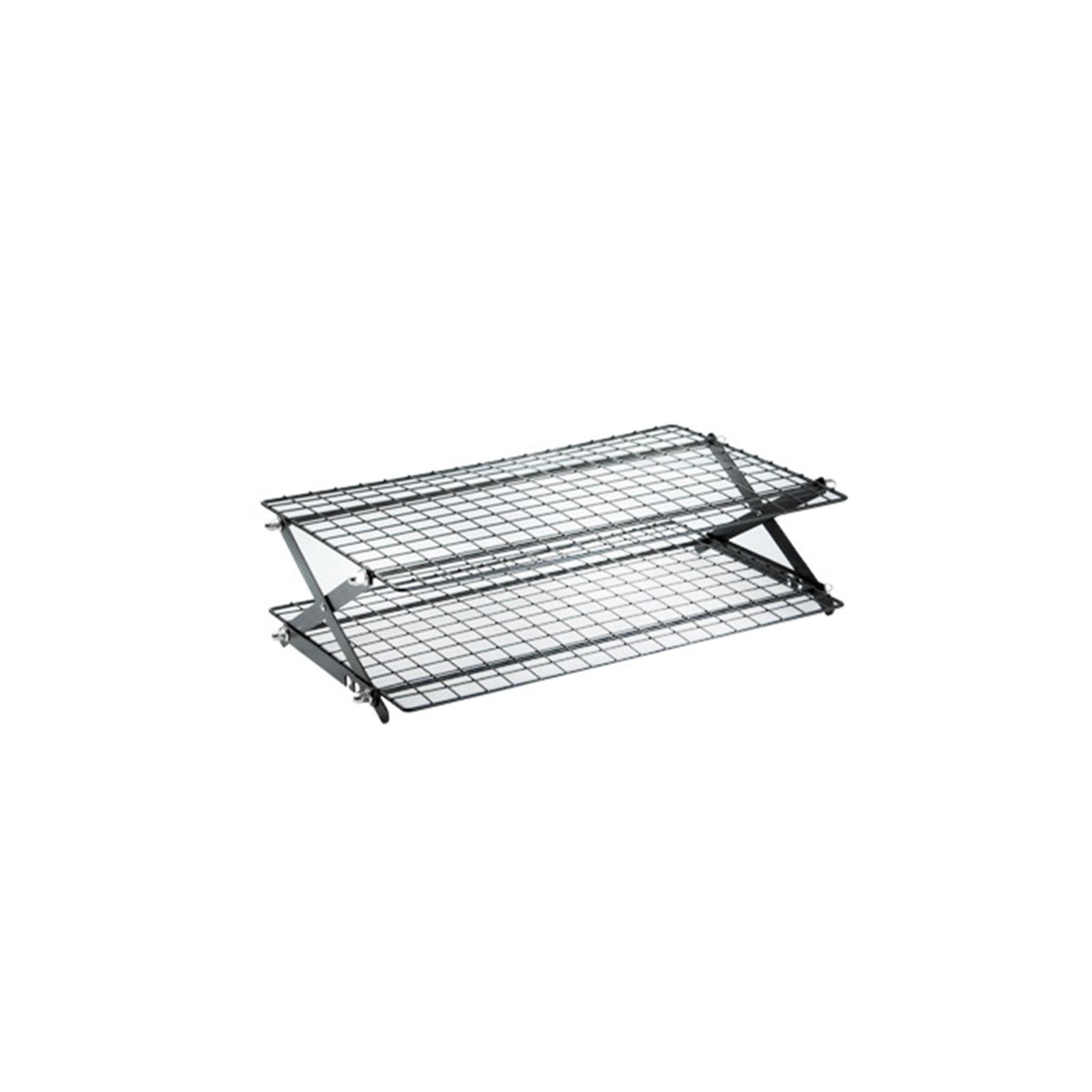 

Foldable Cooling Rack Kitchen Multi Layer Storage Shelf Stainless Steel Wire Mesh Baking Tray Organizer for Countertop and Oven Use