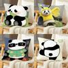 Cut Funny Small Panda Cartoon Printing Pillowcase Customized Pillow Cover for Sofa Home Decor
