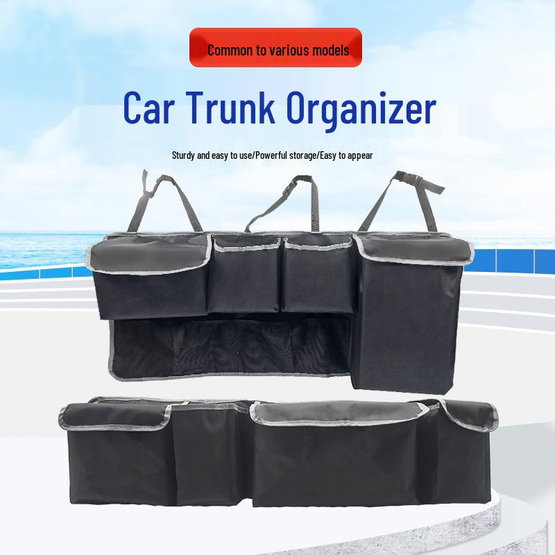 Car Seat Back Multi-Functional Storage Organizer with Mesh Pockets for SUV