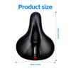 Bicycle Seat Cushion Suitable for Both Men and Women, with Dual Shock Absorption Memory Foam Padding, Waterproof Saddle f Stationary, Sports, Mountain