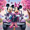 Disney ציור יהלומים 5D מיקי מיני ערכת פסיפס תפר צלב קישוט לבית מדבקת קיר מתנה בעבודת יד DIY