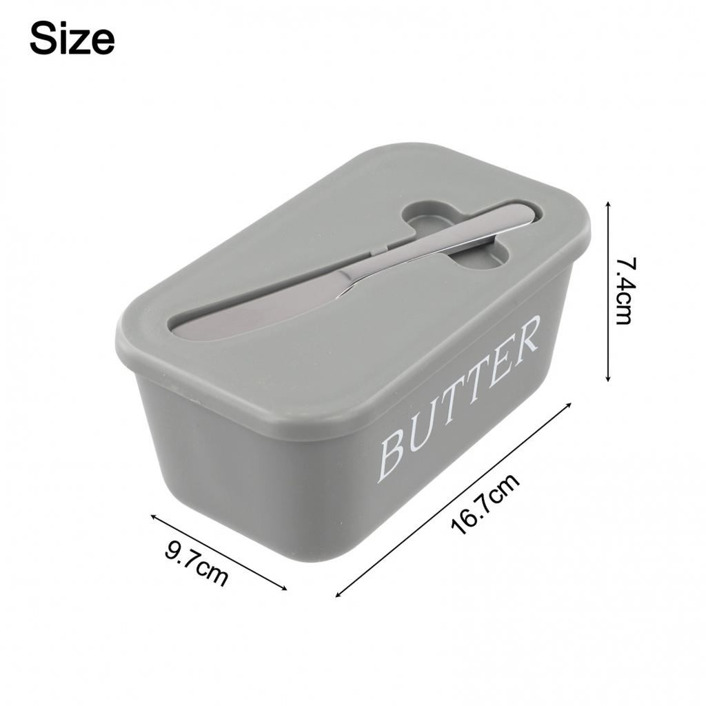 Ample Capacity Butter Container Butter Dish Chic Design Effortless Cleaning